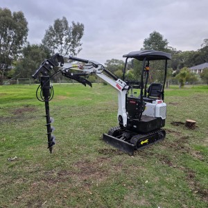 Mini skid steer with block lifter